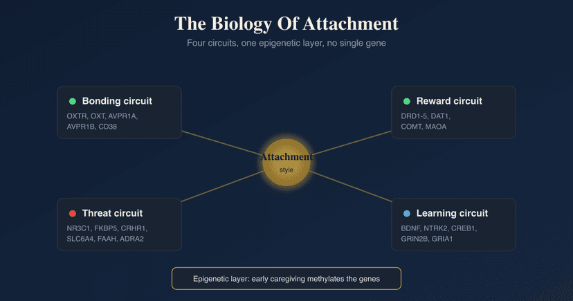 The Epigenetics Of Attachment Style: A Gene-By-Gene Map