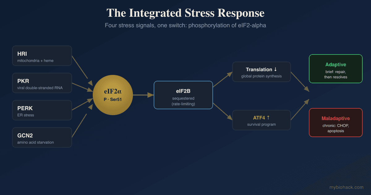 The Integrated Stress Response (ISR) and eIF2alpha: The Cell's Master Stress Switch
