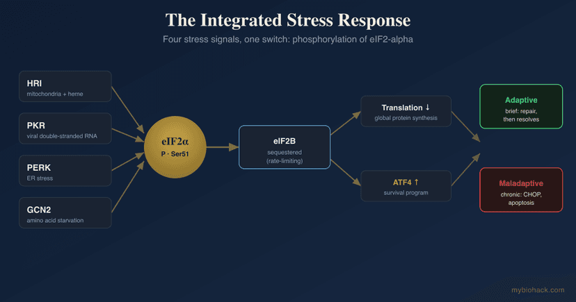 The Integrated Stress Response (ISR) and eIF2alpha: The Cell's Master Stress Switch