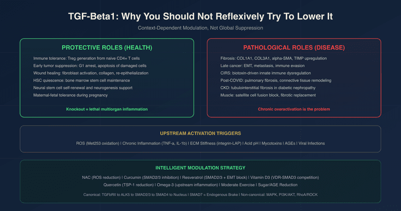 TGF-Beta1: Why You Should Not Reflexively Try To Lower It