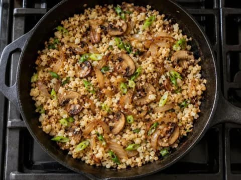 Cauliflower Mushroom Fried Rice