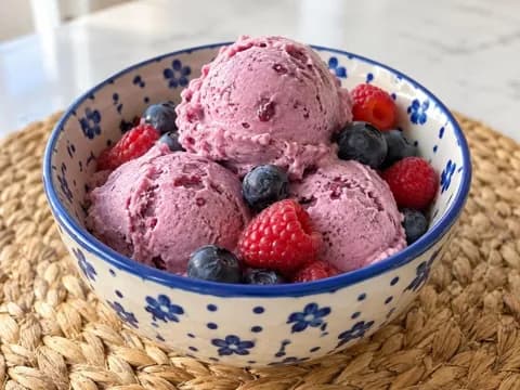 Coconut Berry Froyo