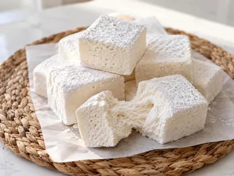 Honey Vanilla Gelatin Marshmallows