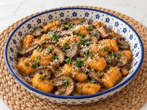Mom's Mushroom Gnocchi