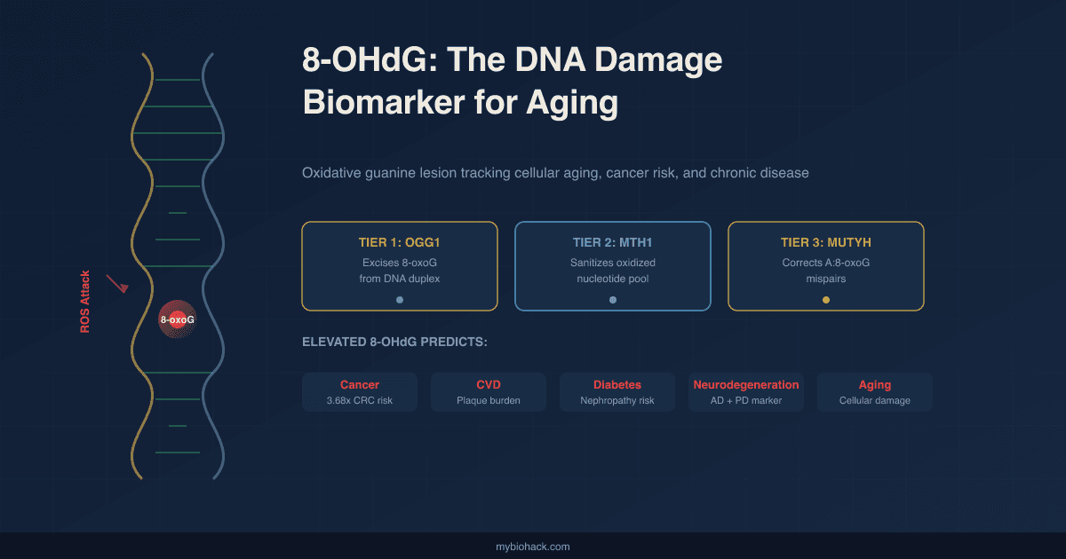 8-OHdG: The DNA Damage Biomarker That Tells You How Fast You Are Aging At The Cellular Level
