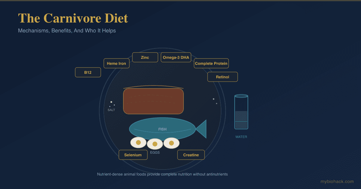 The Carnivore Diet: Mechanisms, Benefits, And Who It Helps