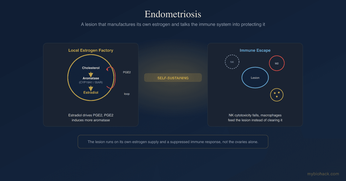 Endometriosis: Inflammation, Estrogen, and Immune Dysfunction Beyond "Misplaced Tissue"