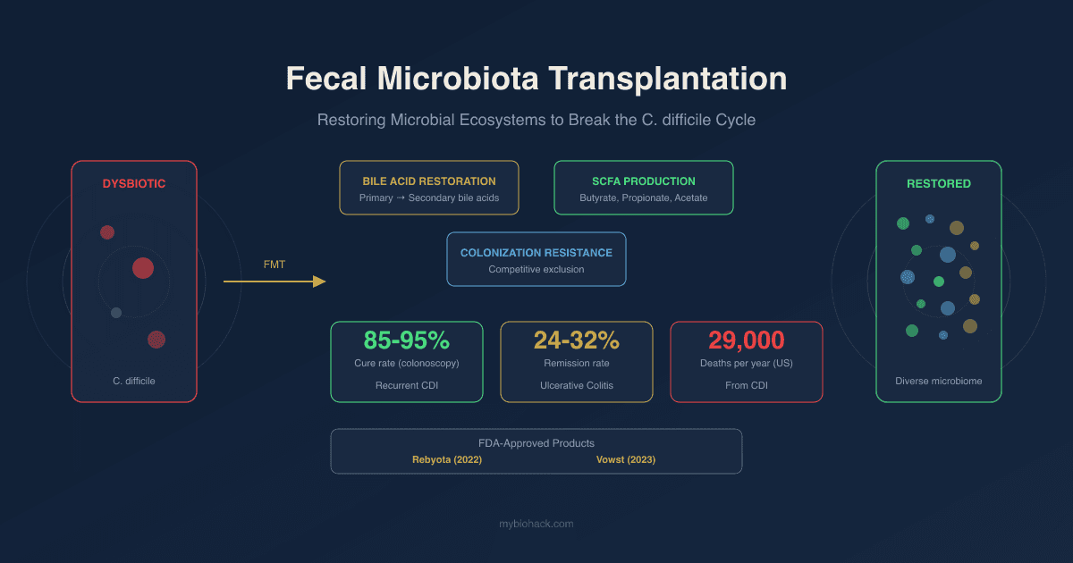 Fecal Microbiota Transplantation: What It Is, How It Works, And What The Evidence Actually Shows