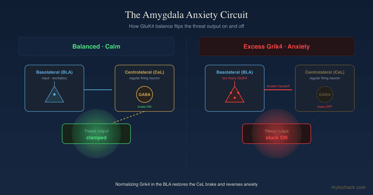 Grik4, The Amygdala, And The Glutamate Circuit Behind Anxiety