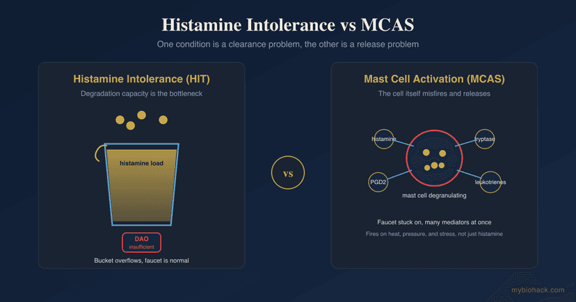 Histamine Intolerance vs MCAS: How to Tell Them Apart