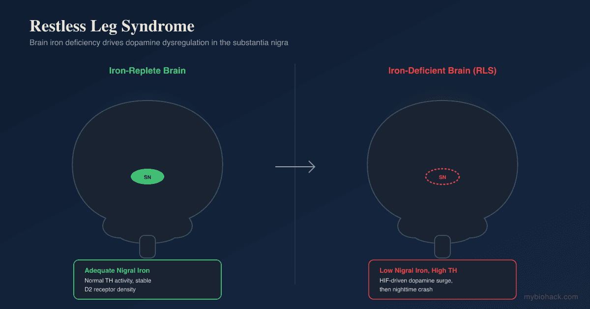 Restless Leg Syndrome: The Brain Iron Deficiency And Dopamine Connection