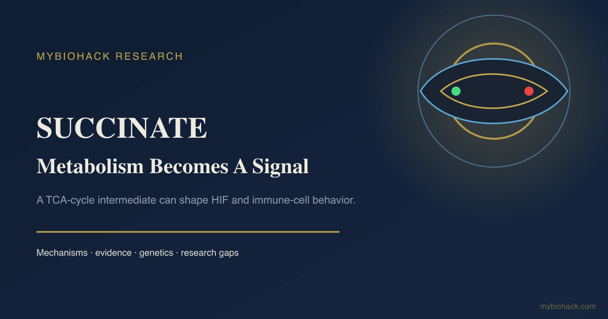 Succinate: The TCA-Cycle Metabolite That Acts Like An Inflammatory Signal