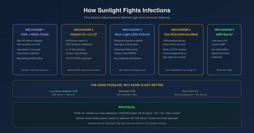 How Sunlight Fights Infections: The Real Mechanisms Behind Light And Immune Defense