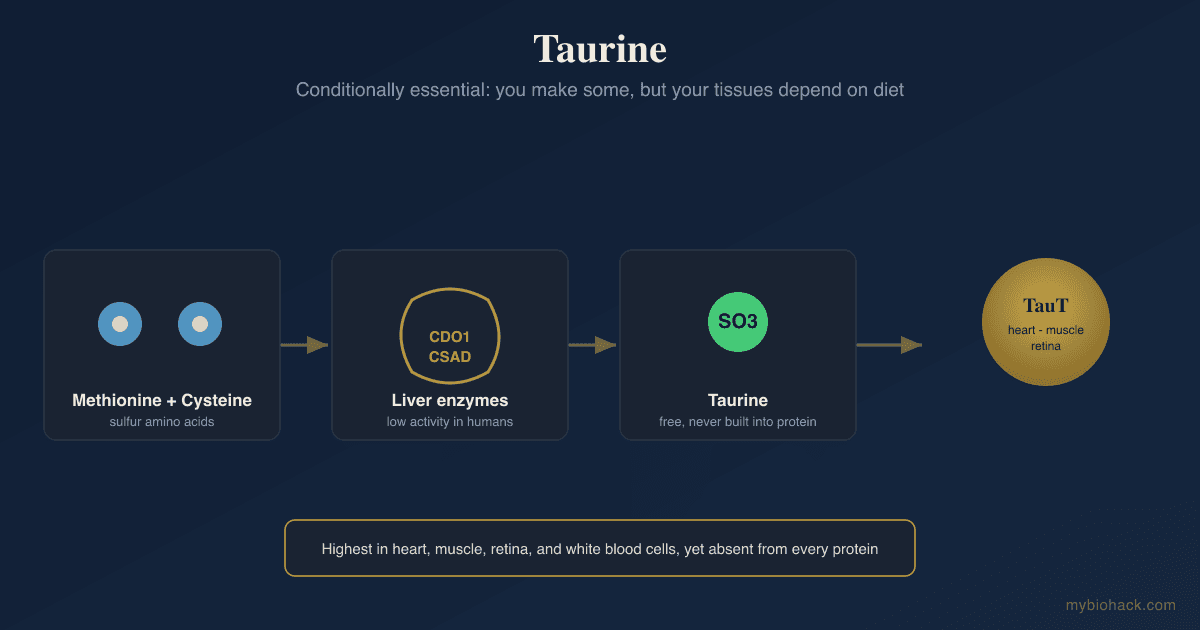 Taurine: The Conditionally Essential Amino Acid and the Deficiency-of-Aging Hypothesis
