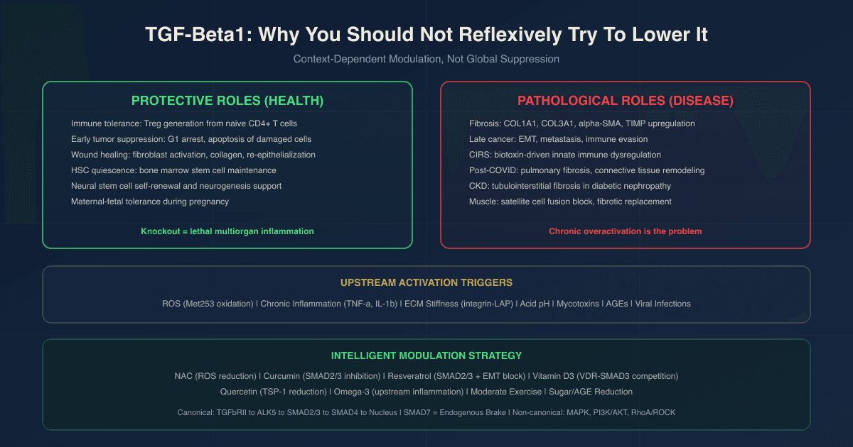 TGF-Beta1: Why You Should Not Reflexively Try To Lower It
