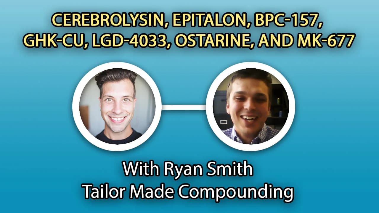 Cerebrolysin, Epitalon, BPC-157, GHK-cu, LGD-4033, Ostarine, and MK-677