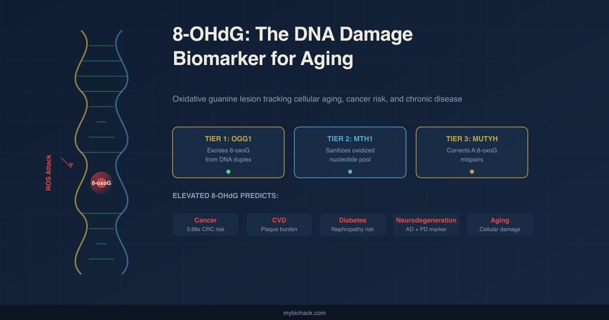 8-OHdG: The DNA Damage Biomarker That Tells You How Fast You Are Aging At The Cellular Level