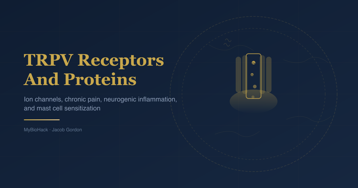 TRPV receptors and proteins: ion channels, chronic pain, neurogenic inflammation, and mast cell sensitization